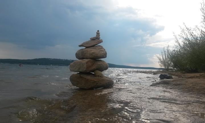 Die Bucht am Brombachsee